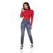 dz3259 calca jeans mom com ziper frontal denim zero frente