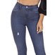 dz3284 calca jeans skinny media cigarrete fenda na barra denim zero frente detalhe