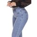 dz3285 calca jeans feminina skinny media cigarrete com botoes denim zero lado detalhe