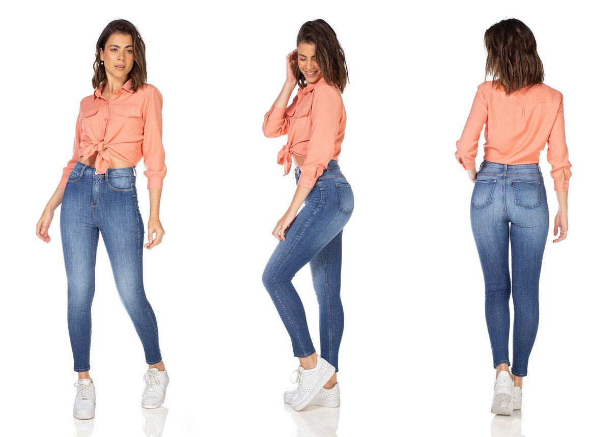 dz3227 calca jeans feminia skinny hot pants cigarrete denim zero tripla