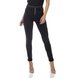 dz3340 calca jeans feminina skinny media com botoes denim zero frente prox