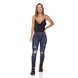 dz3291 calca jeans skinny media cigarrete com rasgos denim zero frente