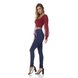 dz3347 calca jeans feminina skinny media tradicional denim zero lado