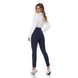 dz3326 calca jeans feminina mom fit com cinto denim zero costas