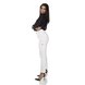 dz3329 calca jeans feminina mom com bolsos laterais denim zero lado