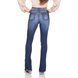 dz3108 calca jeans new boot cut com rasgo denim zero costas prox