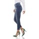 dz3351 calca jeans feminina skinny media cropped com puidos denim zero lado prox