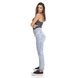 dz3386 calca jeans feminina mom fit fechamento com botoes denim zero lado