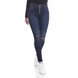 dz3378 calca jeans feminina skinny media cigarrete ziper frontal denim zero frente prox