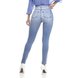 dz3333 calca jeans feminina skinny media tradicional denim zero costas prox
