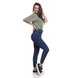 dz3353 calca jeans feminina jogger com cinto denim zero lado