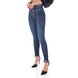 dz3404 calca jeans feminina skinny media cigarrete recorte frontal denim zero frente prox
