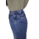dz7166 saia jeans feminina midi barra destroyed denim zero frente detalhe