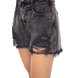 dz6392 shorts jeans feminino mom destroyed denim zero frente detalhe