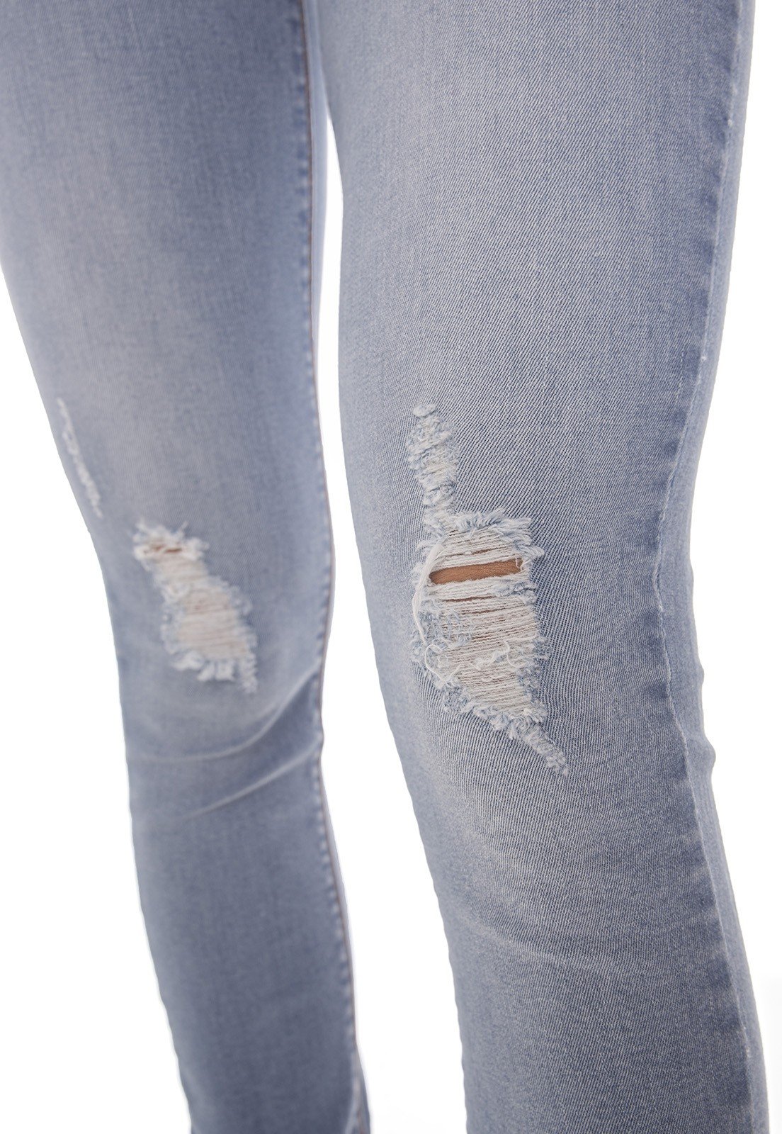 dz3564 calca jeans feminina skinny hot pants com puidos denim zero detalhe 02