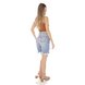 dz4036 bermuda jeans feminina mommy barra desfiada denim zero costas