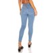 dz3571 calca jeans feminina skinny media cigarrete tradicional denim zero costas prox