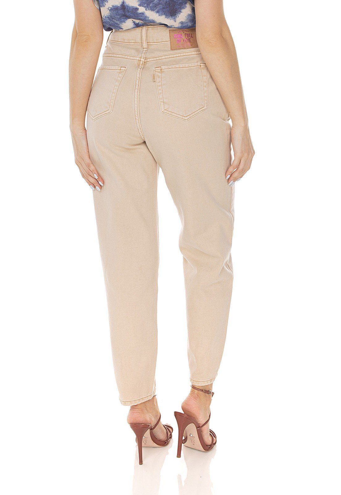 dz3587 calca jeans feminina balloon bolso faca colorida natural denim zero costas prox 02