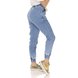 dz3611 calca jeans feminina jogger com cordao denim zero lado prox 03
