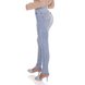 dz3599 com calca jeans feminina skinny hot pants barra corte a fio denim zero lado prox
