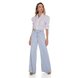 dz3610 alg calca jeans feminina pantalona barra corte a fio denim zero frente