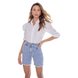 dz4043 re bermuda jeans feminina hot pants com cinto frente prox
