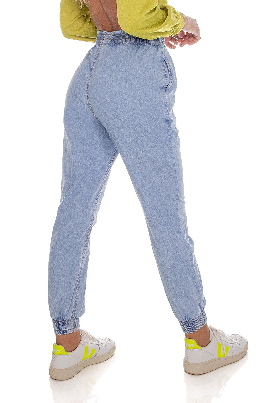 dz3625 com calca jeans feminina jogger com cordao decorativo denim zero costas prox 03