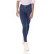 dz3633 re calca jeans feminina skinny media cigarrete tradicional denim zero frente prox