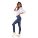 dz3633 re calca jeans feminina skinny media cigarrete tradicional denim zero lado