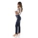 dz3637 com calca jeans feminina mom fit rasgo no joelho denim zero lado