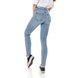 dz3652 com calca jeans feminina skinny media cigarrete com recorte frontal denim zero costas prox