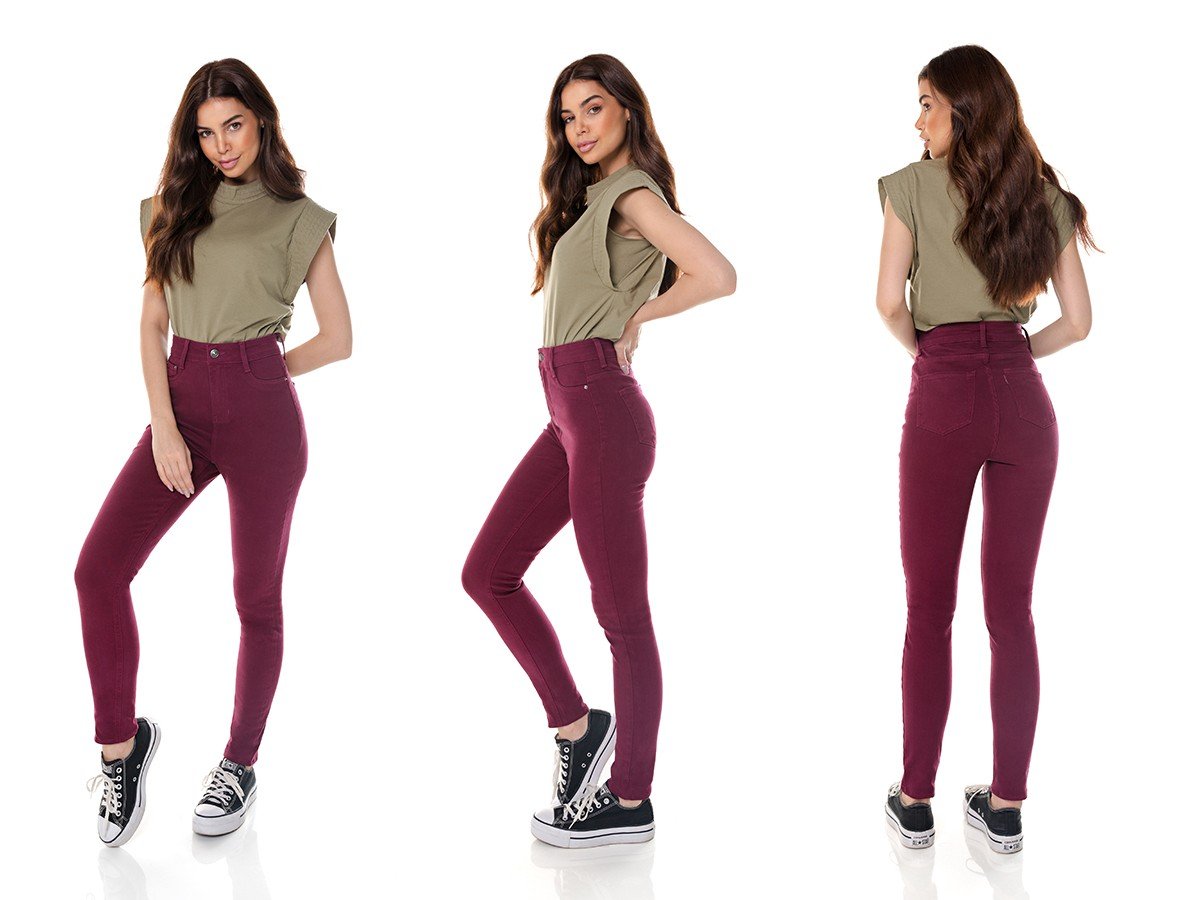 dz3713 re calca jeans feminina skinny hot pants tradicional colorida maca do amor denim zero tripla