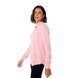 dz11151 camisa jeans feminina oversize colorida rosa neon pastel denim zero lado
