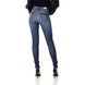 dz3663 re calca jeans feminina skinny media com puidos denim zero costas prox
