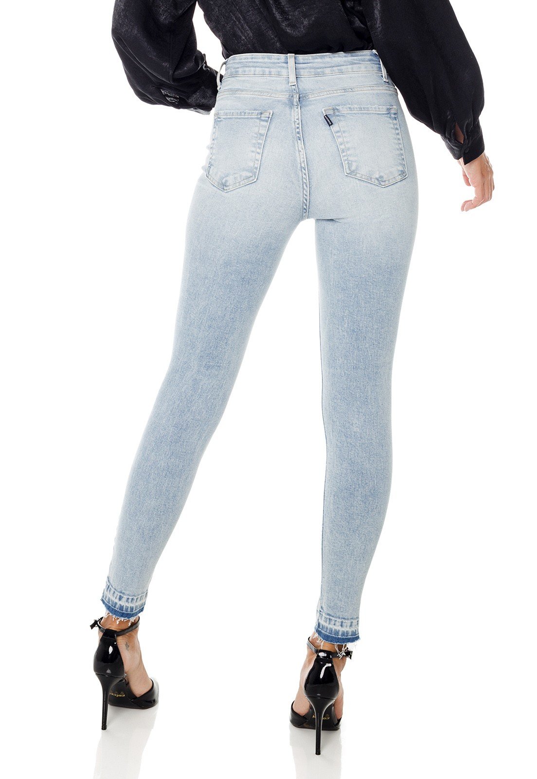 dz3678 com calca jeans feminina skinny media cigarrete com rasgos denim zero costas prox