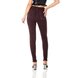 dz3123 re calca jeans feminina skinny media colorida chocolate amargo denim zero costas prox