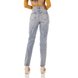 dz3739 alg calca jeans feminina mom recorte frontal denim zero costas prox