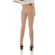 dz3728 re calca jeans feminina skinny media cigarrete colorida cappuccino denim zero costas prox