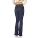 dz3814 com calca jeans feminina flare media tradicional denim zero costas prox