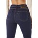 dz3814 com calca jeans feminina flare media tradicional denim zero detalhe