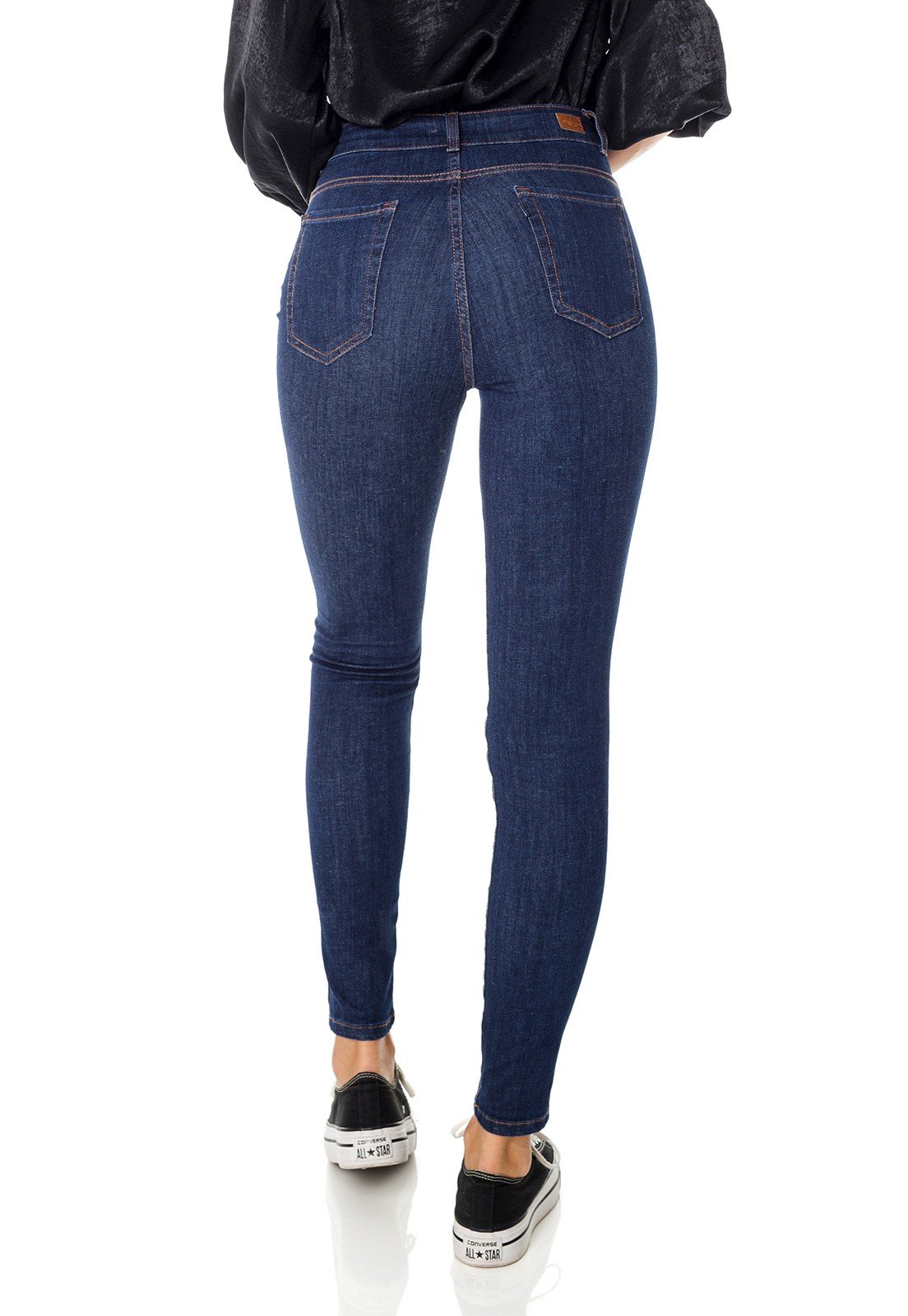 dz3851 ts calca jeans skinny media escura denim zero costas prox