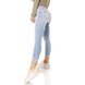 dz3806 re calca jeans feminina skinny media cigarrete clarinha denim zero lado prox