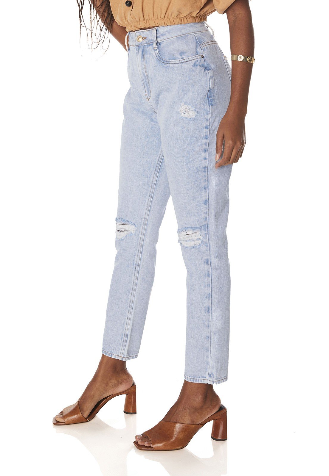dz3841 alg calca jeans feminina mom rasgos joelho denim zero lado prox 02