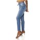 dz3839 com calca jeans feminina mom fit com cordao funcional denim zero lado prox