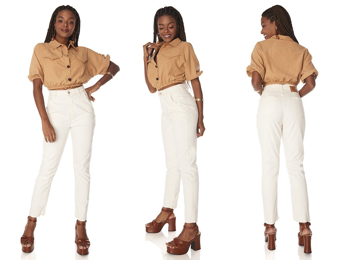 dz3878 com calca jeans feminina mom fit off white denim zero tripla