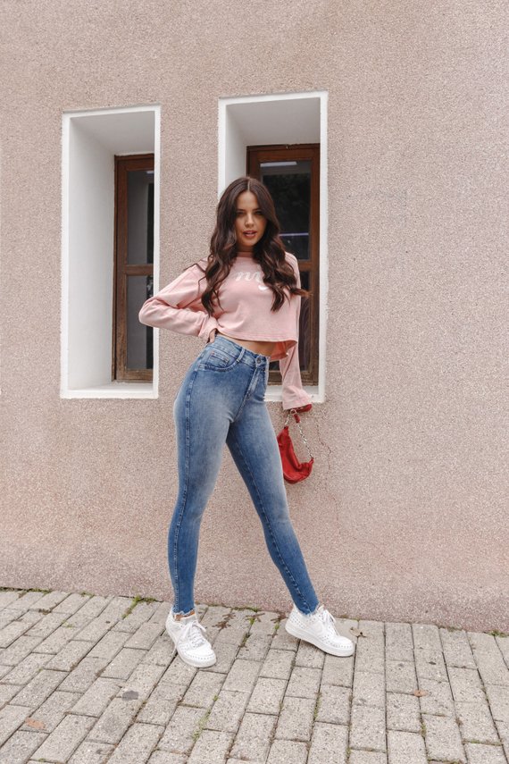 CALCA FEMININO SKINNY MEDIA CIGARRETE - DZ3794