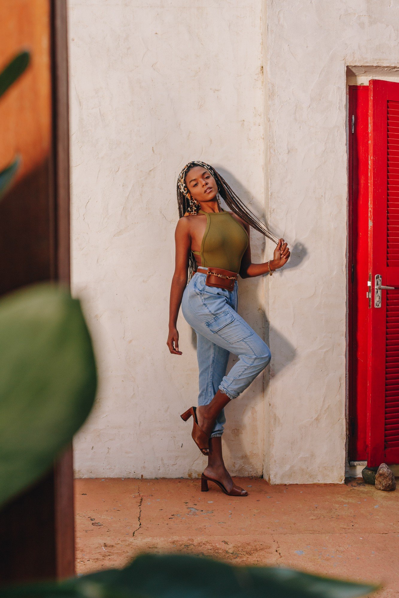 dz3843 alg calca jeans feminina jogger bolsos laterais denim zero lado