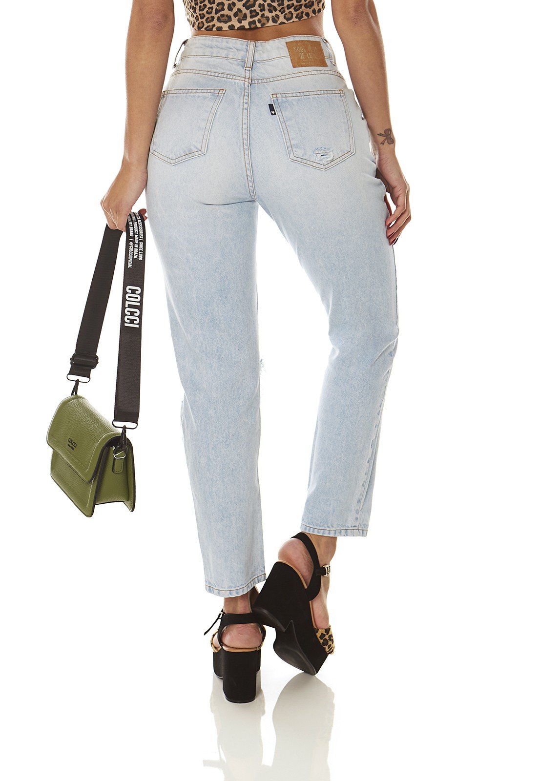 dz3873 alg calca jeans feminina mom rasgo joelho preto denim zero costas prox 02