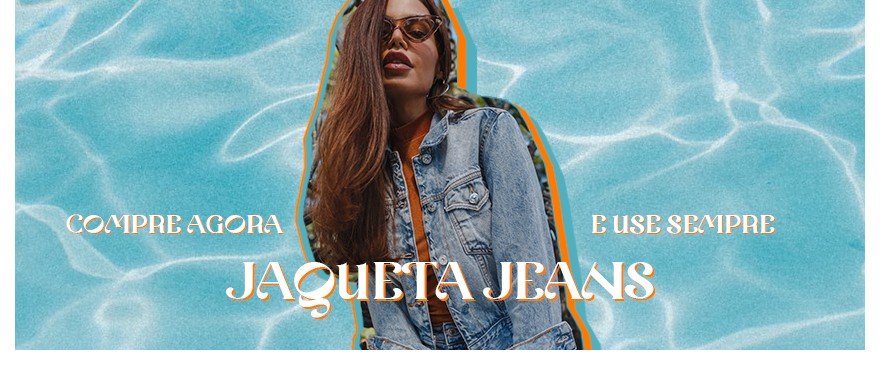 Compre Agora Use Sempre: Jaqueta Jeans
