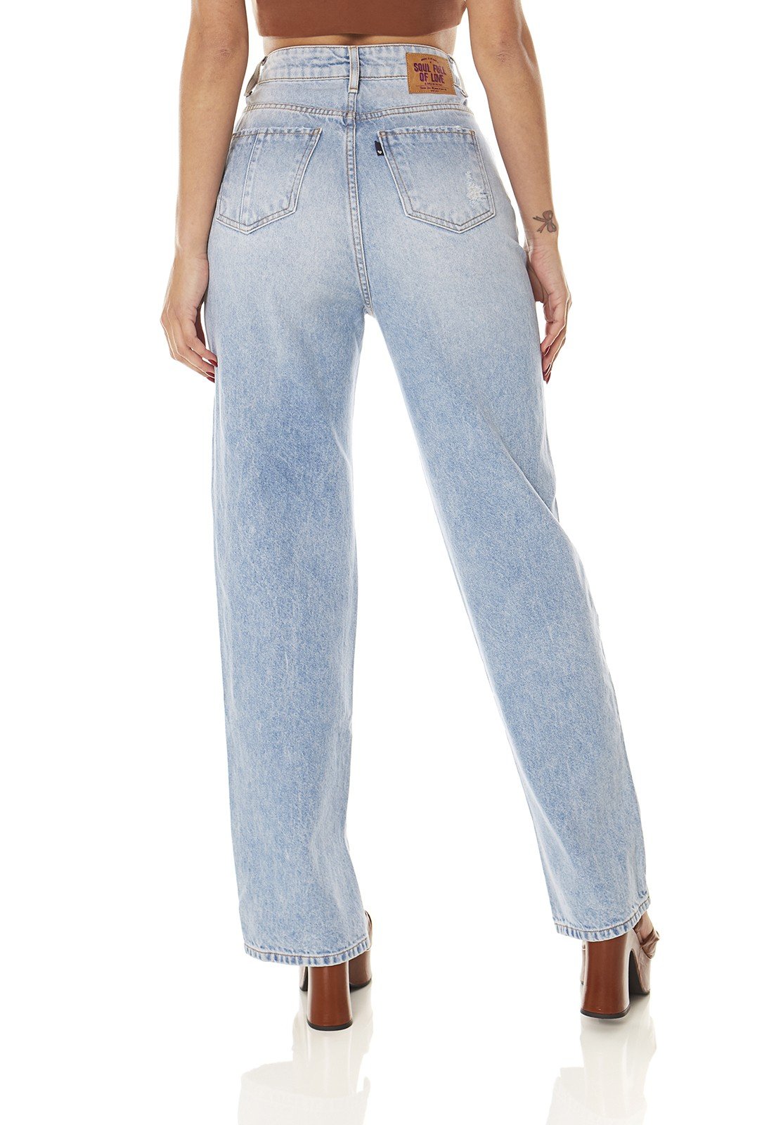 dz3877 alg calca jeans feminina dad pants com fenda lateral denim zero costas prox 02
